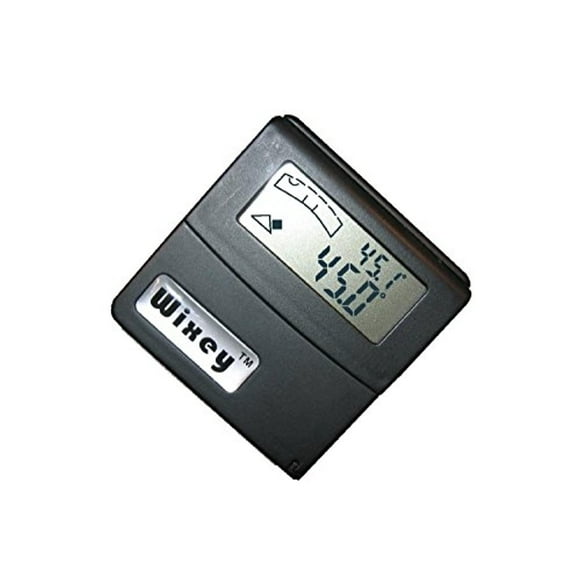 wixey wr365 digital angle gauge with level and flip up display