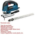 thumbnail image 3 of 10 pieces jigsaw blades Blade for optimized cutting of wood, PVC and plastic, jigsaw T-shank., 3 of 4