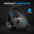 thumbnail image 4 of Woofer B&C Speakers 12MH36 12" Impermeable 400W 8 Ohmios, 4 of 5
