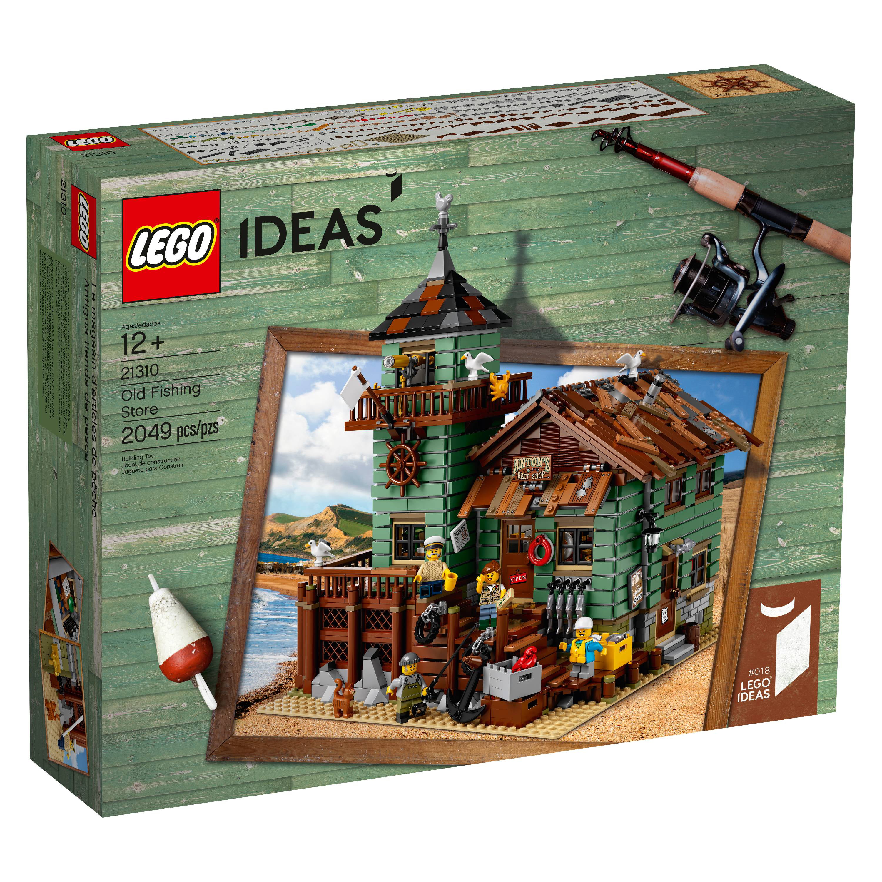 blandt præcedens vejkryds LEGO Ideas Old Fishing Store 21310 Building Set (2,049 Pieces) - Walmart.com