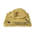 thumbnail image 2 of lionlar Marqueur de Tombe pour Chat, Pierre Commémorative Légère pour Perte de Chat avec Trou, 2 of 9