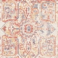 thumbnail image 6 of SAFAVIEH Saffron Erksine Geometric Polyester Area Rug, Red/Cream, 4' x 6', 6 of 7
