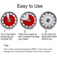 thumbnail image 4 of Stainless Steel Mechanical Timer Student Time Management Reminder Kitchen Countdown Timer Portable Mechanical Timer, 4 of 8