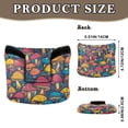 thumbnail image 2 of Haosy Vibrant Color Mushrooms Golf Mallet Putter Cover Strong Magnetic Leather Golf Club Headcover Closure, 2 of 7