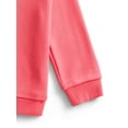 thumbnail image 3 of Wonder Nation Toddler Girls Fleece Sweatshirt with Long Sleeves, Sizes 2T-5T, 3 of 3