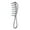 Gray, variant on Wide Tooth Comb Large Tooth Comb Wide Tooth Comb Teeth Hair Barber Hairstyle Tool for Curly Wet Wavy Hair