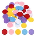 thumbnail image 1 of 100 Pcs Círculos de Fieltro Adhesivos, Almohadillas Redondas de Fieltro No Tejido de 3/4", Rojo, Rosa, Amarillo, Azul Cielo, Púrpura, 1 of 6