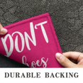 thumbnail image 2 of Dont Wear No Shoes in My House Doormat Non-Slip Absorbent Resist Dirt Pink Front Door Mat Machine Washable Welcome Mats Outdoor Inside Floor Rugs for Entryway 30" X 17", 2 of 6