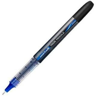 Uni-Ball Stick Gel Pen, Micro 0.38mm, Assorted Ink, Clear Barrel, 8/Set, UBC2004052