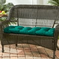 thumbnail image 3 of Sunbrella Canvas Forest 44 x 17 in. Outdoor Swing/Bench Cushion by Greendale Home Fashions, 3 of 9