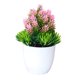 thumbnail image 1 of Plantas Artificiales En Macetas Plantas Artificiales Decorativas Hierba Bonsai Con Maceta Blanca Para La Decoración De en hogar Rosado BLESIY Plantas de bonsai en maceta, 1 of 7