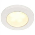 thumbnail image 2 of Hella Marine EuroLED 75 3" Round Screw Mount Down Light - Warm White LED - White Plastic Rim - 24V, 2 of 2