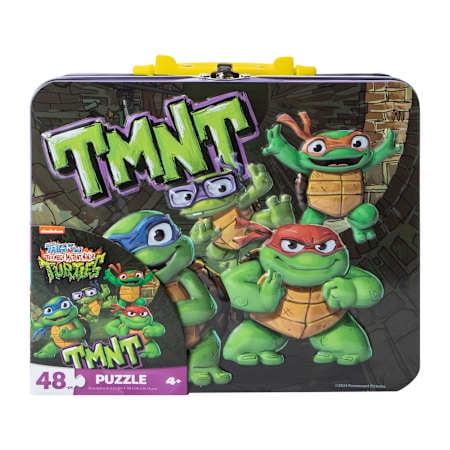 Teenage Mutant Ninja Turtles 48-Piece Jigsaw Puzzle in Tin Lunch Box