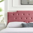 thumbnail image 5 of Modway Juliet Tufted King/California King Performance Velvet Headboard in Dusty Rose, 5 of 9