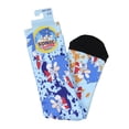 thumbnail image 4 of Sega Sonic The Hedgehog Running Color Splatter Sublimated Crew Socks Mid-Calf, 4 of 4