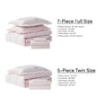 thumbnail image 2 of Kids Rainbow Unicorn Bed in a Bag 7 Piece Comforter, Sham & Sheet Set Full, 2 of 7