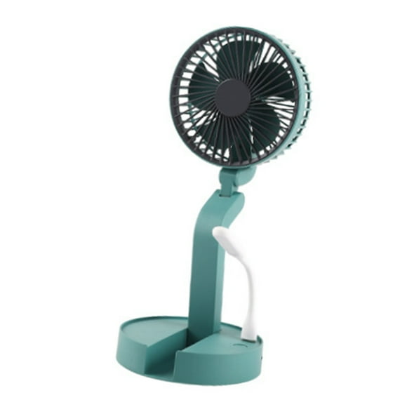 Ventilador de Mesa Mini, Ventilador Compacto personal Portátil Potente Operación de Viento Con Luz para El Hogar
