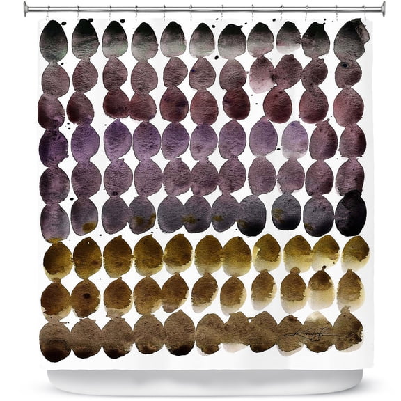 Shower Curtains 70" x 73" from DiaNoche Designs by Kathy Stanion - Color Jewels III