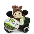 thumbnail image 2 of Worldwise 73547-98997-024 goDog Checkers Sitting Horse with Chew Guard Technology Mini Durable Plush Dog Toy, 2 of 5