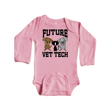 

Inktastic Future Vet Tech Veterinarian Gift Baby Boy or Baby Girl Long Sleeve Bodysuit