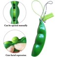thumbnail image 4 of llaveros de edamame, juguetes antiestrés, llaveros de guisantes, juguetes de soja, regalo, 4 of 5