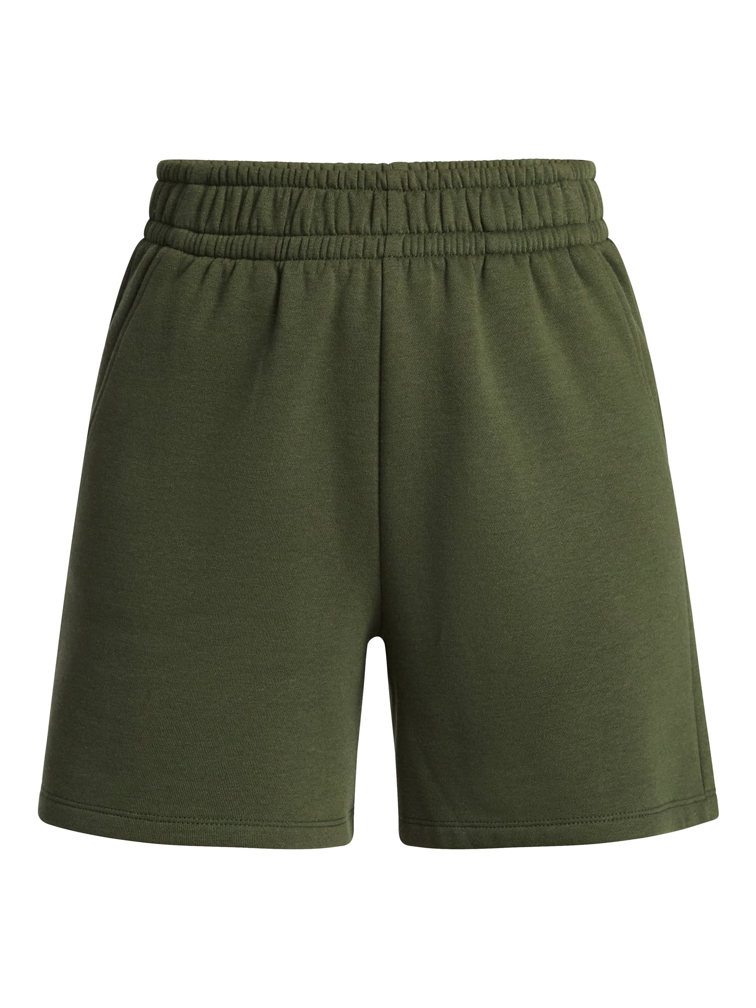 Time and Tru Women's Fleece Shorts, Size XS-XXXL