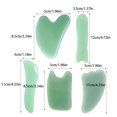 thumbnail image 4 of Seitruly Masajeador facial Gua Sha de textura de alta gama de 5 piezas para curvas faciales Masajeador facial Gua Sha facial Tratamientos faciales, 4 of 6
