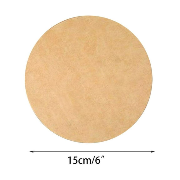 Bouanq Air Fryer Disposable Paper Liner 100pcs Non-stick Air Fryer Pad Paper Household Barbecue Paper Oven Baking Paper Steamer Paper Air Fryer Liners