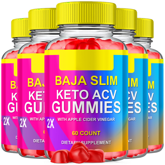 Baja Slim Keto ACV Gummies Maximum Strength Weight Management Supplement 300 Gummies