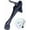 Black, variant on One Touch Kickdown Door Stopper, Door Holder, Heavy Duty Door Stops, Bottom of Door, Height-Adjustable Rubber Tips by HASHI (Black 4 inch x 1pack)