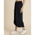 thumbnail image 6 of Moomaya Solid Tulip Pants For Women, Zumba Dance Jersey Crop Pants, 6 of 7