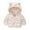 Beige, variant on Toddler Girls Winter Coats Puffer Jacket Boys Cartoon Print Full-Zip Long Sleeve Lightweight Kids Warm Winter Coat Outerwear Warm Bear Hooded Outdoor Coats 12-18 Months Winter Jacket
