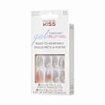 thumbnail image 2 of KISS Gel Fantasy - Fake Nails - Grey - Jelly Princess - Almond - Medium, 2 of 9