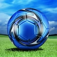 thumbnail image 1 of Soccer Ball Size 5 Goal Team Match Training League Football for Kid Adult (Blue), 1 of 6