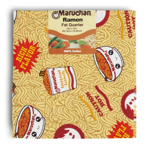 Maruchan, Fat Quarter Sewing & Craft Fabric by the Quarter