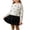 White, variant on Posijego Little Girls Clothes Sets Bow Knit Sweater and Ruffled Skirt Set Toddler Girls Fall Clothes Outfits Size 2-8 Years