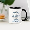 thumbnail image 3 of CafePress - Myth Legend Son In Law Mugs - 11 oz Ceramic Mug - Novelty Coffee Tea Cup, 3 of 4