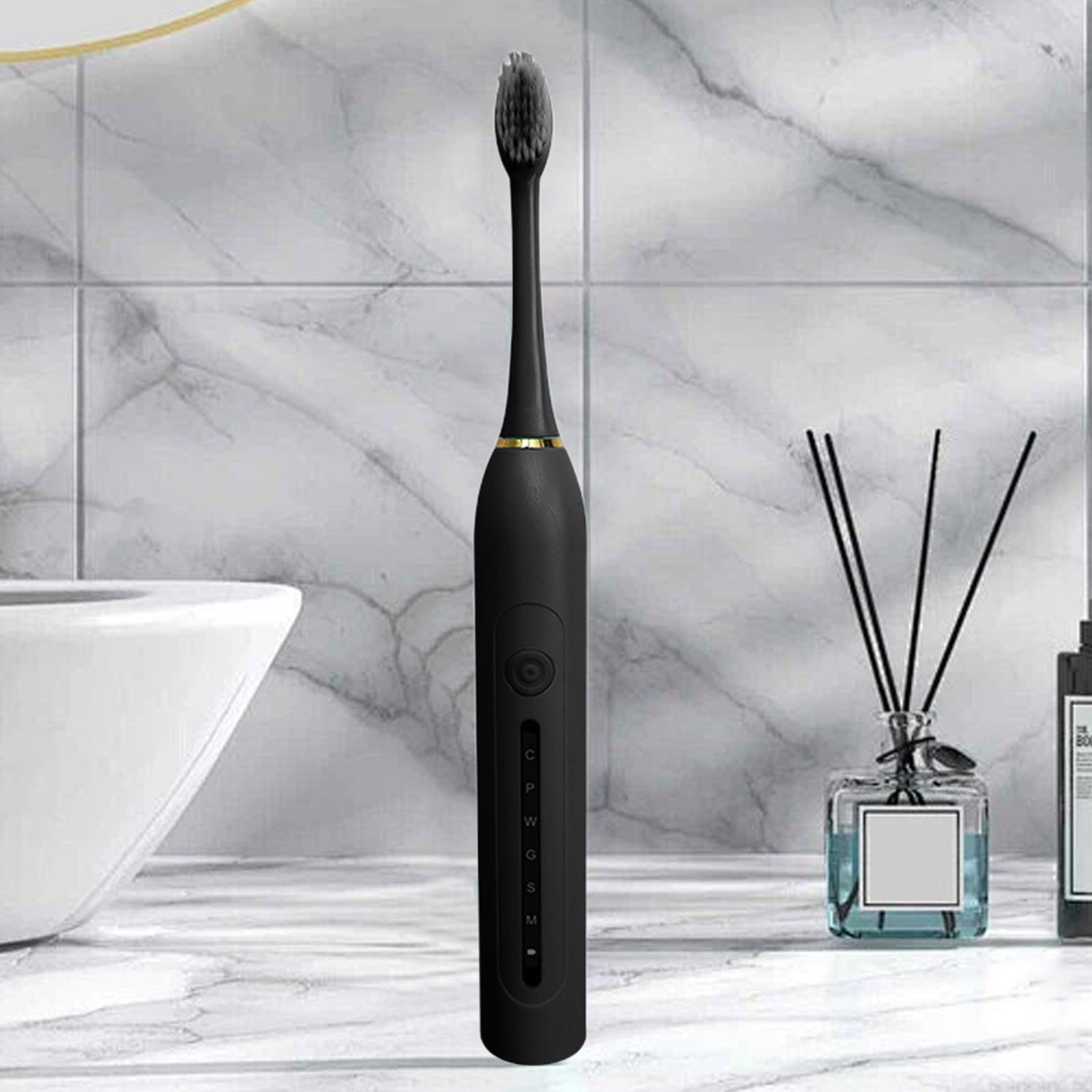 Electric Toothbrush with Soft Bristles, 4 Replacement Heads, Rechargeable  Sonic Vibration Cleaning, Sensitive Mode, 30-Day Battery Life, Quiet  Operation, Fresh Breath, Pink|White|Blue - Walmart.ca