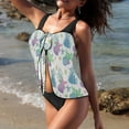 thumbnail image 3 of Womens Sarong Bikini Swimsuit Cover Up - Ladies Beach Bathing Suits Wrap - Sand Dollar - 2XL, 3 of 5