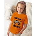 thumbnail image 5 of Tstars Pumpkin Smasher Jack O' Lantern Halloween Toddler Kids T-Shirt 3T Orange, 5 of 8