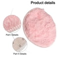 thumbnail image 3 of Tapis Shaggy Rond Rond pour Salon Chambre, Tapis de Sol Antidérapant Rose, 3 of 8