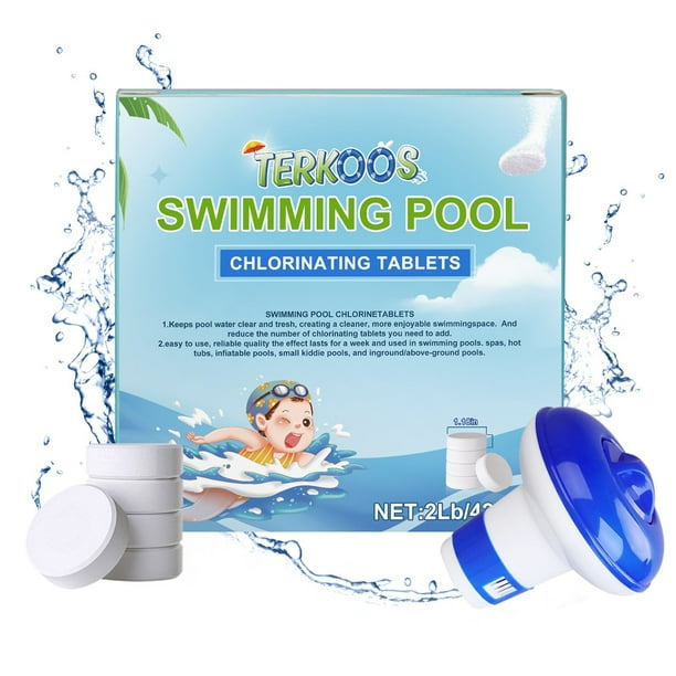 1" Swimming Pool Chlorine Tablets 2 lbs Chlorinating Tablets with