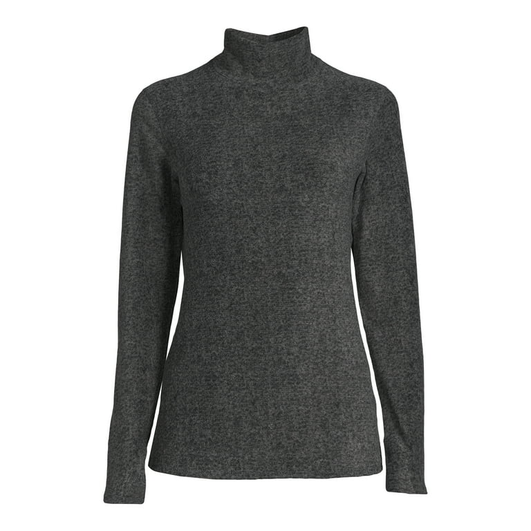 Turtleneck base top layer womens