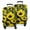 Black Green Stem, variant on Black Green Stem Sunflower Pattern Luggage Cover Fashion Suitcase Cover Baggage Covers Fit 25-28 Inch Luggage (Go Travel)