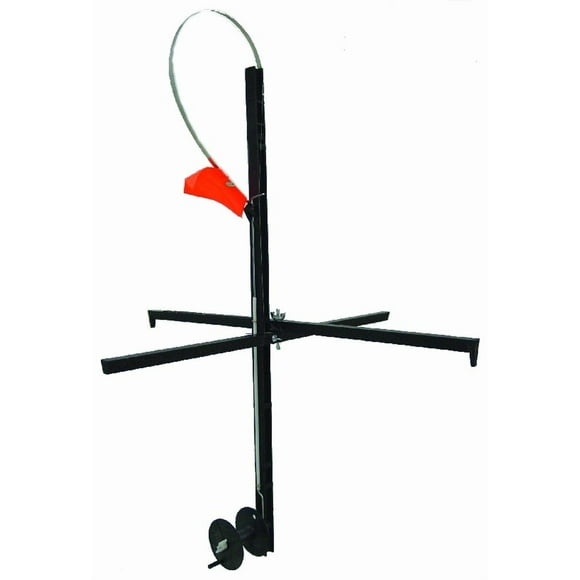HT Enterprise ETU-2 Fisherman Tip-Up 200' Spool with Line & Drag System- Black Frame, Multi, One Size