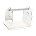 thumbnail image 4 of Percha de mesa para pájaros, soporte de entrenamiento de metal para cacatúas, agapornis y periquitos. Blanco, 4 of 8