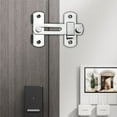 KCGYNP Stainless Steel Deadbolt Locks180 Degree Barn Sliding Door Lock