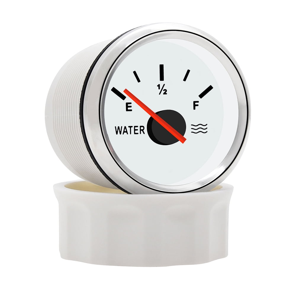 Geloo Water Level Gauge 52mm Water Tank Level Gauge Boat Gauge for Marine Car Auto Truck 0