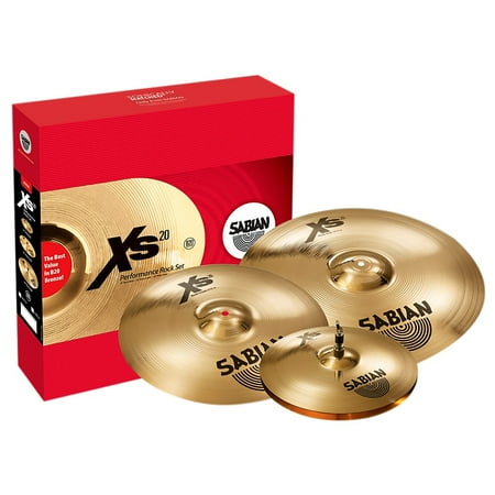 SABIAN Xs20 Rock Performance Cymbal Pack, Brilliant