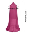 thumbnail image 3 of EXLEAF 2026 New Mosquito Net Bed Canopy for Girls,King Canopy Bed Curtains Queen Size From Ceiling,Dome Mosquito Netting Bed Tent Twin Canopy Bed Decor for Crib,Kid Bed and Adult Beds, 3 of 7
